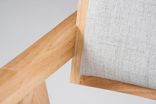 Modrest Fern Modern Natural And Beige Dining Chair Set Of 2 Model VGMA-MI-1116-NB