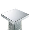 ACME Nysa Mirrored & Faux Crystals End Table Model 80284