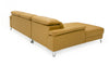 Divani Casa Sura Modern Camel Leather Left Facing Sectional Sofa Model VGBNS-1812-CML-LAF