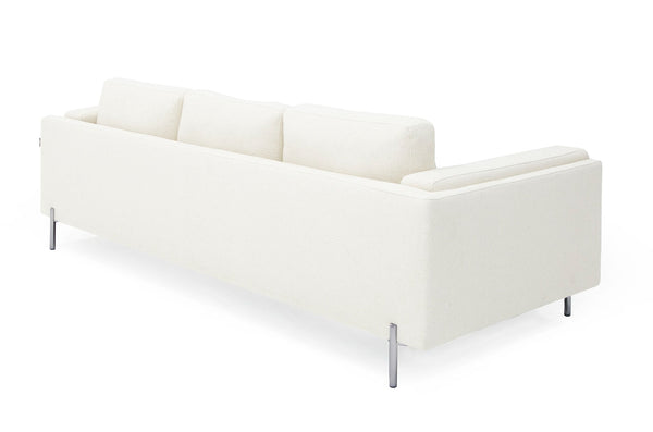 Divani Casa Schmidt Modern Off White Fabric Sofa Model VGKK-KF.7020-OFWHT