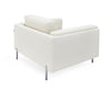 Divani Casa Schmidt Modern Off White Fabric Chair Model VGKK-KF.7020-CHR-OFWHT