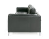 Divani Casa Schmidt Modern Black Leather Sofa Model VGKK-KF.7020-SOFA-BLK