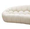 Divani Casa Yolonda Modern Curved Off White Fabric Sofa Set Model VGEV2126C-SET-C-00