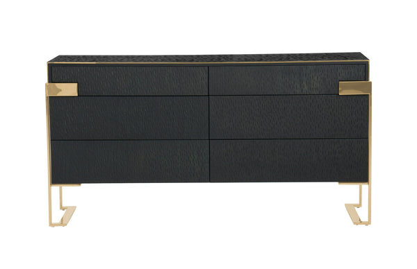 Modrest Rothsay Modern Wenge & Gold Dresser Model VGVC-J096A-D