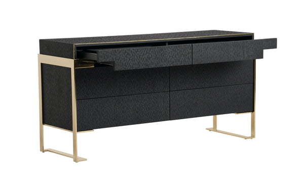 Modrest Rothsay Modern Wenge & Gold Dresser Model VGVC-J096A-D