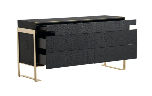 Modrest Rothsay Modern Wenge & Gold Dresser Model VGVC-J096A-D