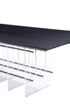 Modrest Inverness Contemporary Black Oak & Acrylic Dining Table Model VGVCT2259-DT
