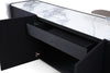 Modrest Broxburn Modern Black Oak & Faux Marble Buffet Model VGVCG2269-OAK