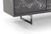 Hawick Contemporary Dark Grey + Abstract White Paint Buffet