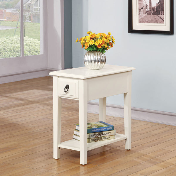 ACME Jeana White Accent Table Model 80513