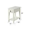 ACME Jeana White Accent Table Model 80513
