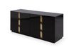 Token Modern Black + Gold Wide Dresser