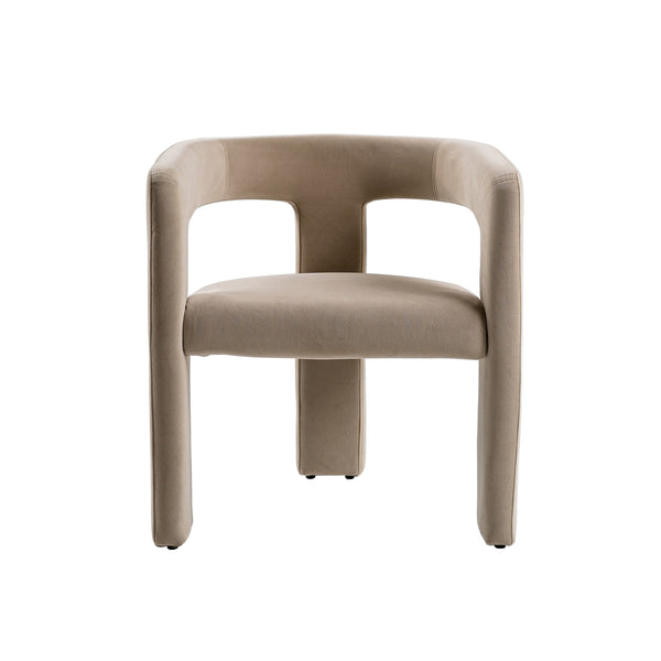 Modrest Cherish Modern Beige Fabric Dining Chair Model VGEUMC-9771CH-BGE