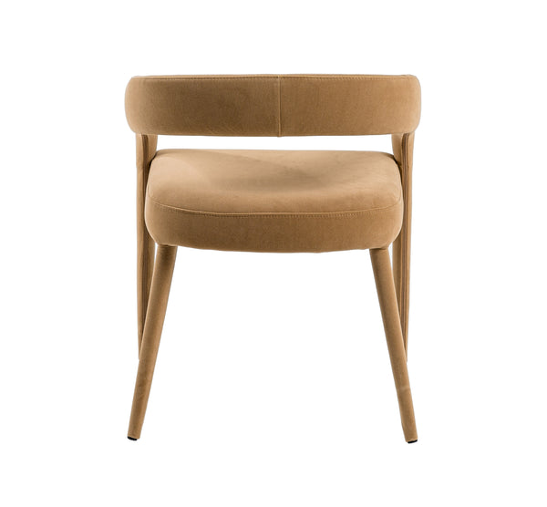 Modrest Mundra Modern Tan Fabric Dining Chair Model VGEUMC-9651CH-A-TAN