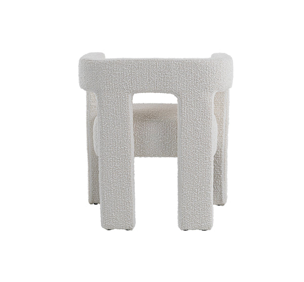 Modrest Drea Modern White Fabric Dining Chair Model VGEUMC-9653CH-A-WHT