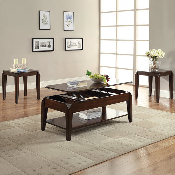ACME Docila Walnut Coffee Table with Lift Top Model 80660