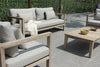 Renava Calm Outdoor Grey & Acacia Sofa Set Model VGATRASF-229