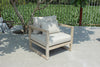 Renava Calm Outdoor Grey & Acacia Sofa Set Model VGATRASF-229
