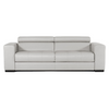 Icon Modern Italian Grey Leather Sofa Bed