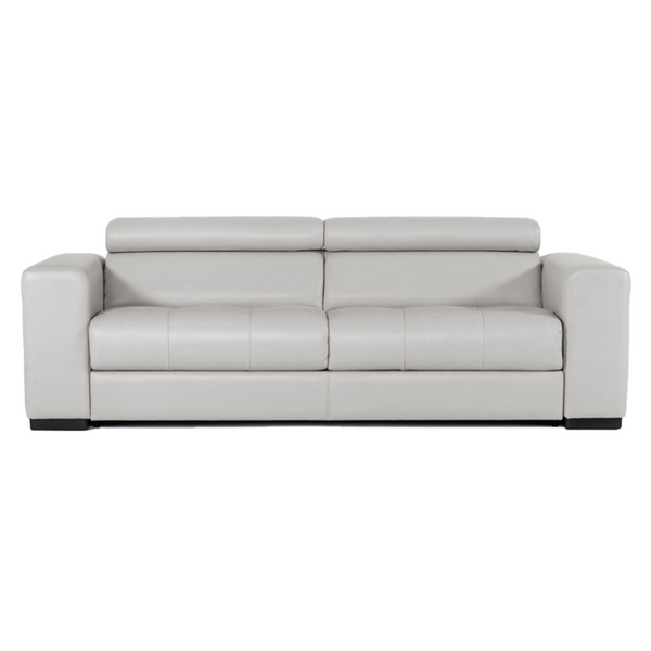 Icon Modern Italian Grey Leather Sofa Bed
