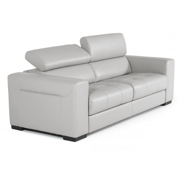 Icon Modern Italian Grey Leather Sofa Bed