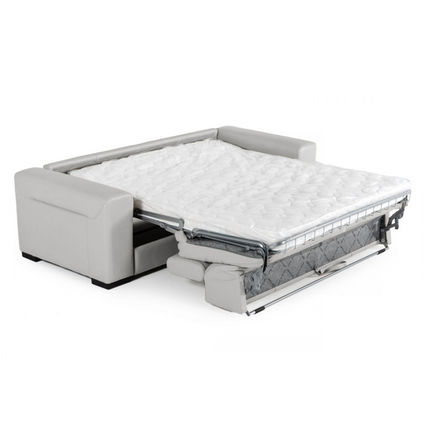 Icon Modern Italian Grey Leather Sofa Bed