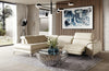 Lamod Italia Monte Carlo Italian Modern Cappuccino Leather Left Facing Sectional Sofa Model VGCC-MONTECARLO-CAPP-LAF