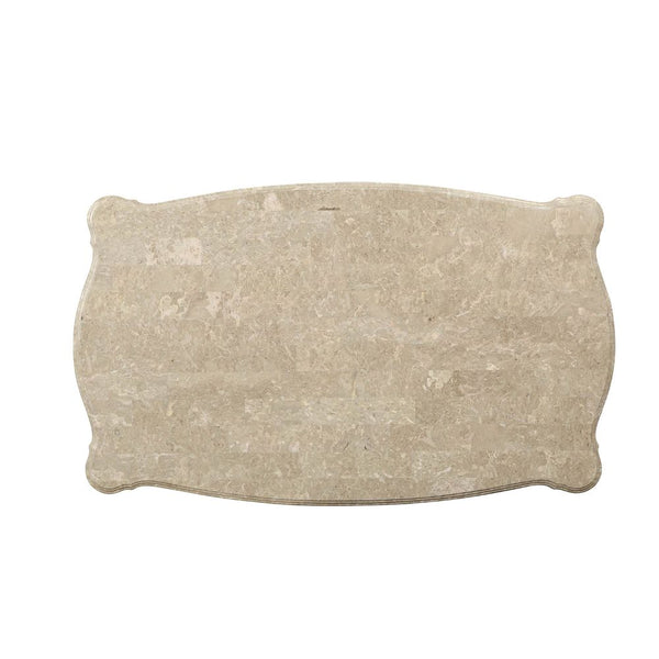 ACME Ranita Marble Top & Champagne Coffee Table Model 81040