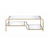 ACME Astrid Gold & Mirror Coffee Table Model 81090