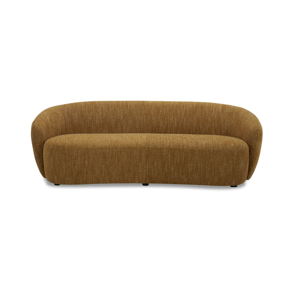 Divani Casa Norris Modern Mustard Fabric Sofa Model VGKK-KF.2823-SOFA-MUS