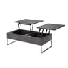 ACME Iban Gray Oak & Chrome Coffee Table with Lift Top Model 81170