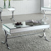 ACME Dominic Mirrored & Chrome Coffee Table Model 81195