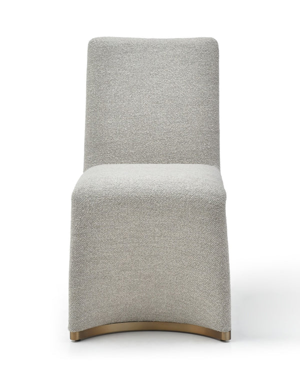 Modrest Kenda Contemporary Grey And Brushed Gold Dining Chair (Set Of 2) Model VGVCB098-GRY