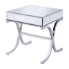 ACME Dominic Mirrored & Chrome End Table Model 81197