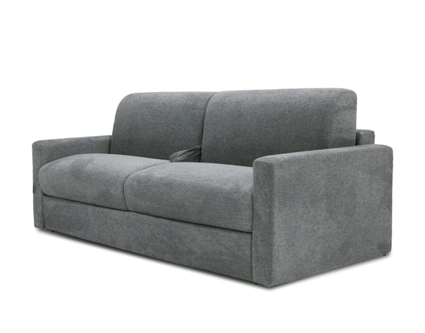 Revers Italian Modern Grey Fabric 63" Sofa Bed