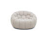 Divani Casa Yolonda Modern Curved Beige Fabric Sofa Set Model VGEV2126C-SET-C-01