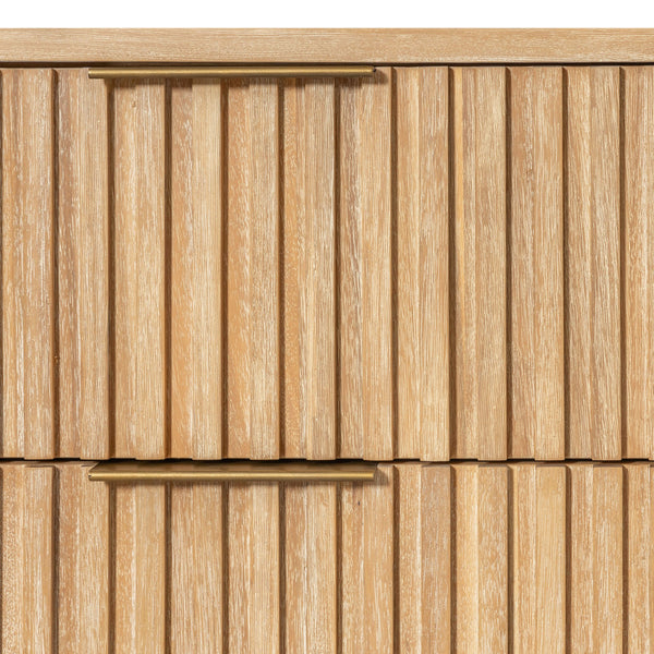 Mikala Modern Natural Oak Nightstand