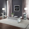 ACME Nysa Mirrored & Faux Crystals End Table Model 81412