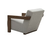 Modrest Rosen Modern Beige Fabric & Grey Oak Accent Chair Model VGMF-L3128-BGE