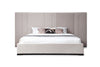 Queen Modrest Penelope Modern Grey Velvet Bed Model VGVCBD2312-Q