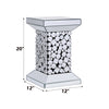 ACME Kachina Mirrored & Faux Gems End Table Model 81427