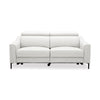 Divani Casa Eden Modern White Leather Loveseat With 2 Recliners Model VGKV-KM.5012-LOVE-WHT