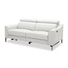 Divani Casa Eden Modern White Leather Sofa With 2 Recliners Model VGKV-KM.5012-SOFA-WHT