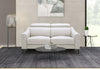 Divani Casa Eden Modern White Leather Loveseat With 2 Recliners Model VGKV-KM.5012-LOVE-WHT