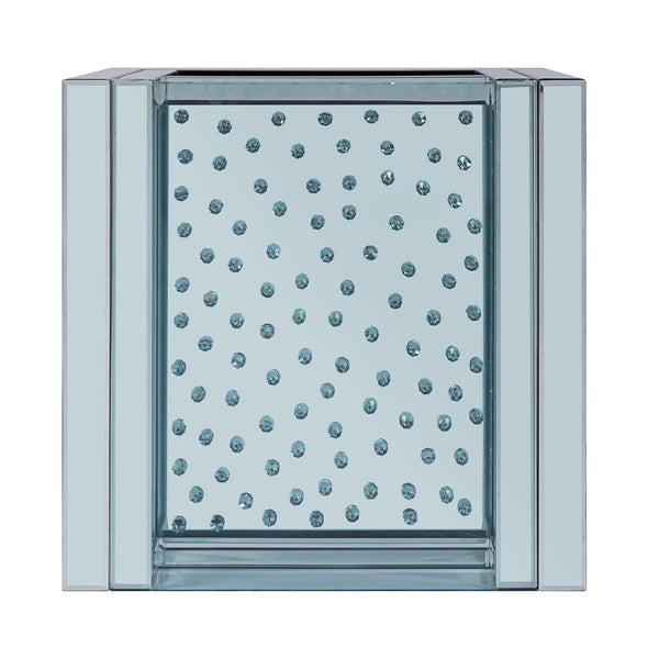 ACME Nysa Mirrored & Faux Crystals End Table Model 81472