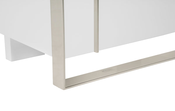 Cartier Modern White + Stainless Steel Chest