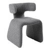 Bergman Modern Light Grey Fabric Dining Chair