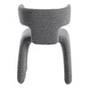 Bergman Modern Light Grey Fabric Dining Chair