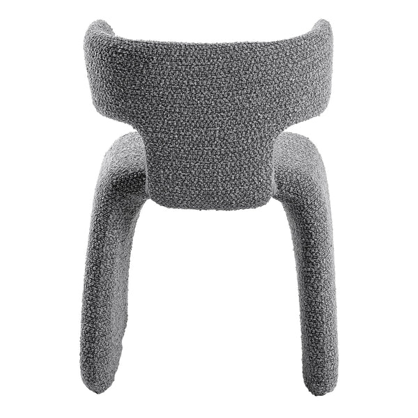 Bergman Modern Light Grey Fabric Dining Chair
