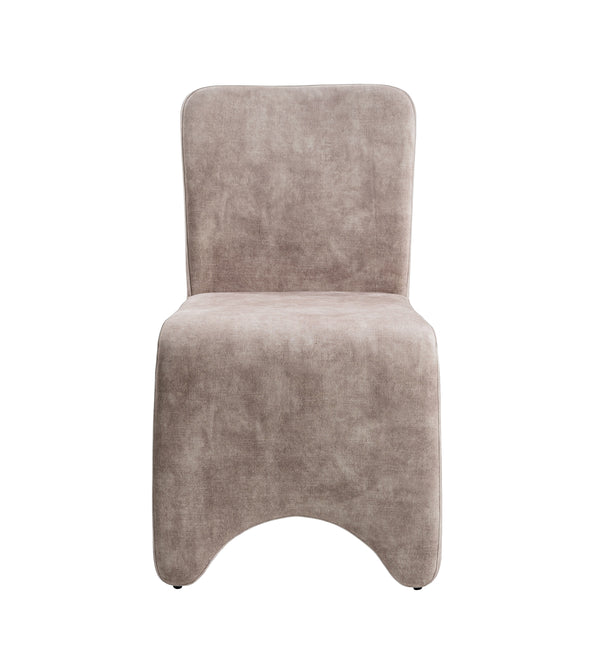 Modrest Ditka Modern Beige Velvet Dining Chair (Set Of 2) Model VGEUMC-7510CH-DECENT-021